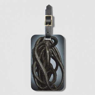 Creepy Unknown Octopus Tentacle Creature Luggage Tag