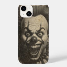 creepy vintage clown iPhone case