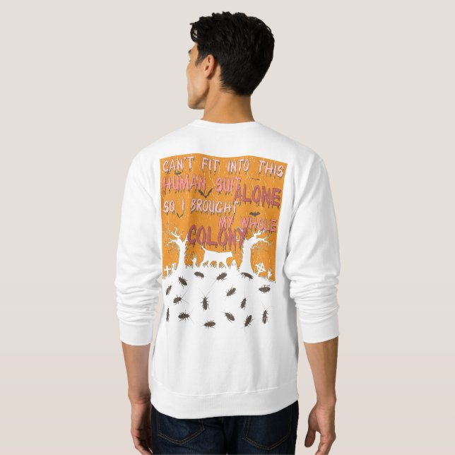 Creepy Vintage Halloween  Sweatshirt (Back Full)