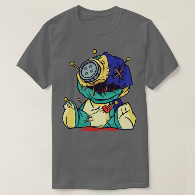 Creepy Voo Doll toon 1 T-Shirt (Design Front)