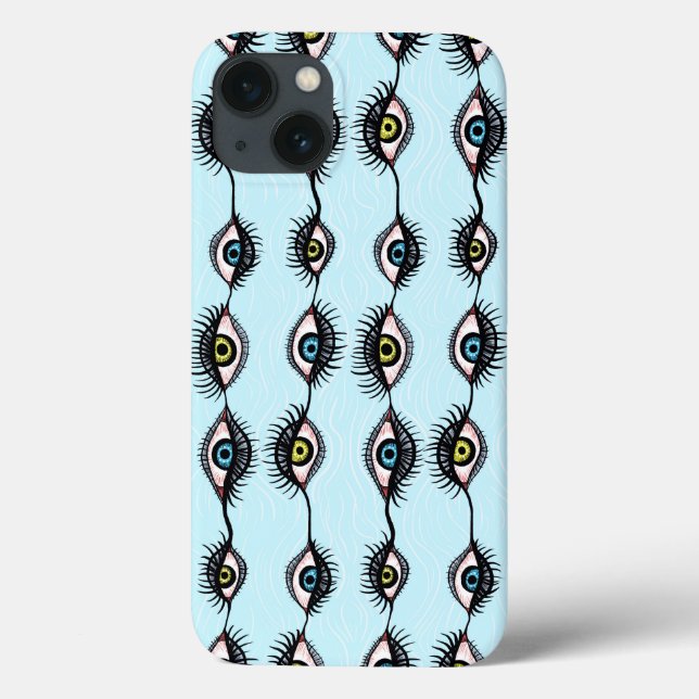 Creepy Weird Eye Garlands Surreal Art Case-Mate iP Case-Mate iPhone Case (Back)