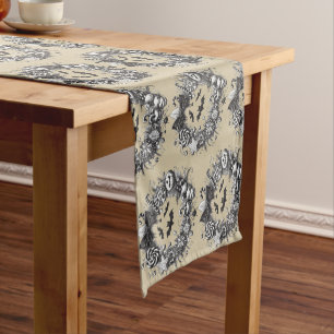 Creepy Wreath Short Table Runner