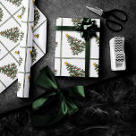 Creepy XMAS | A Very Gothic Christmas Tree Grunge Wrapping Paper<br><div class="desc">Tis the season to celebrate and entertain! Funny novelty anti-Christmas gothic Santa skull theme in a muted traditional palette abstract tree holiday party, hosting, and gifting accessories collection. This fun festive design features a whimsical Christmas tree with frisky skull decorations. For coordinating products, please visit the JustFharryn Zazzle store. All...</div>