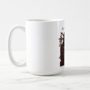 Creepy Zombie Horror T-Shirt Design – Dark Occult Coffee Mug