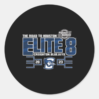 Creighton Bluejays Elite 8 2023 Basketball Royal Classic Round Sticker