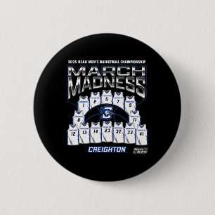 Creighton March Madness 2025 Men's Sketll Nil 6 Cm Round Badge