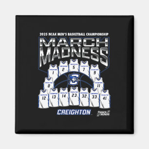 Creighton March Madness 2025 Men's Sketll Nil Magnet