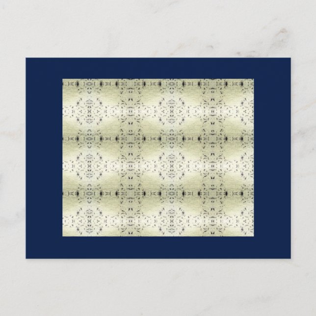 Crem de Lace Midnight Blue Postcard (Front)