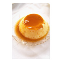 Creme caramel type of pudding with caramel