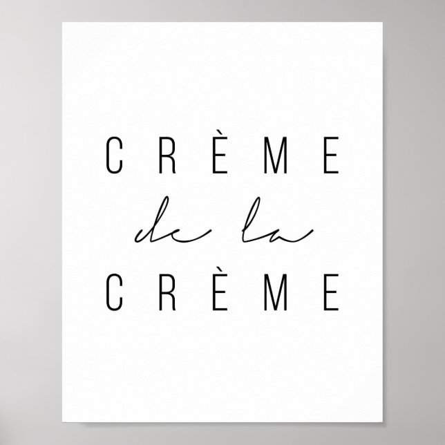 Creme de la Creme Poster (Front)