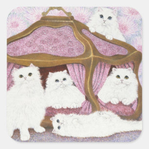 Creme de la creme square sticker