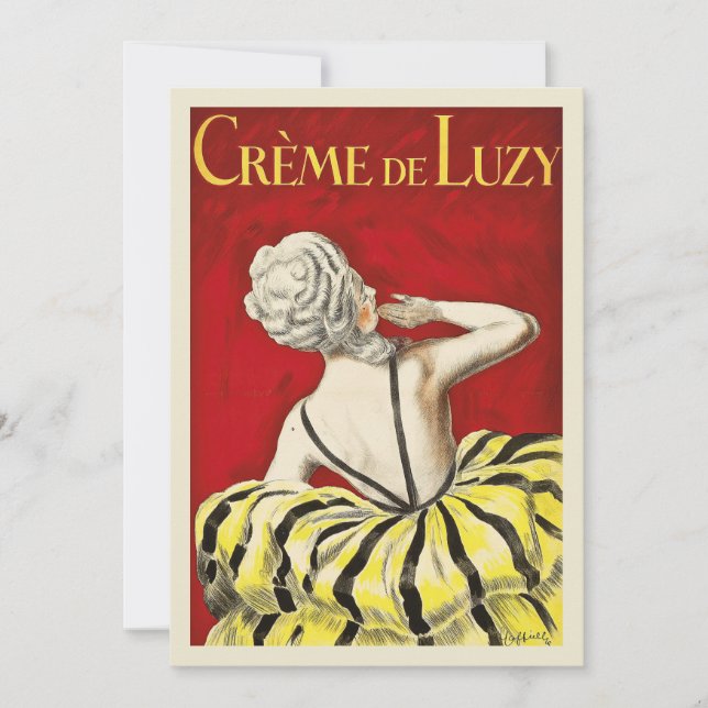Crème De Luzy | Leonetto Cappiello (Front)