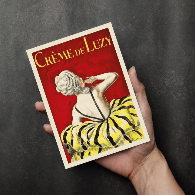 Crème De Luzy | Leonetto Cappiello Card (Creator Uploaded)