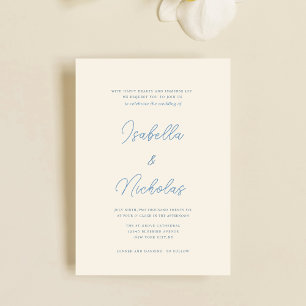 creme digital template wedding invitation card
