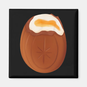 Creme Egg Chocolate Easter Quirky Weird Funny Magnet