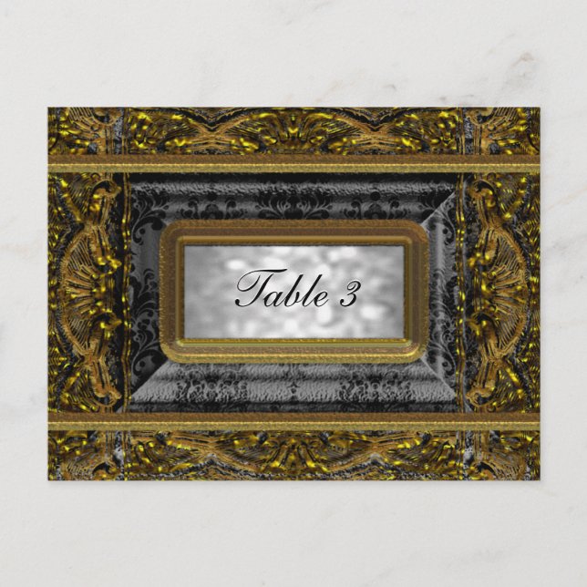 Crémieux Table Number Card (Front)