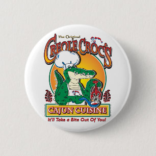 CREOLE-CROC 6 CM ROUND BADGE