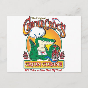 CREOLE-CROC POSTCARD