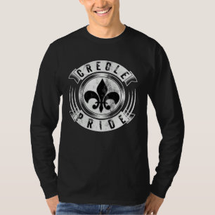 Creole Pride Fleur De Lis Louisiana Cajun T-Shirt