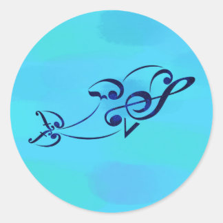 Crescendolphin sticker