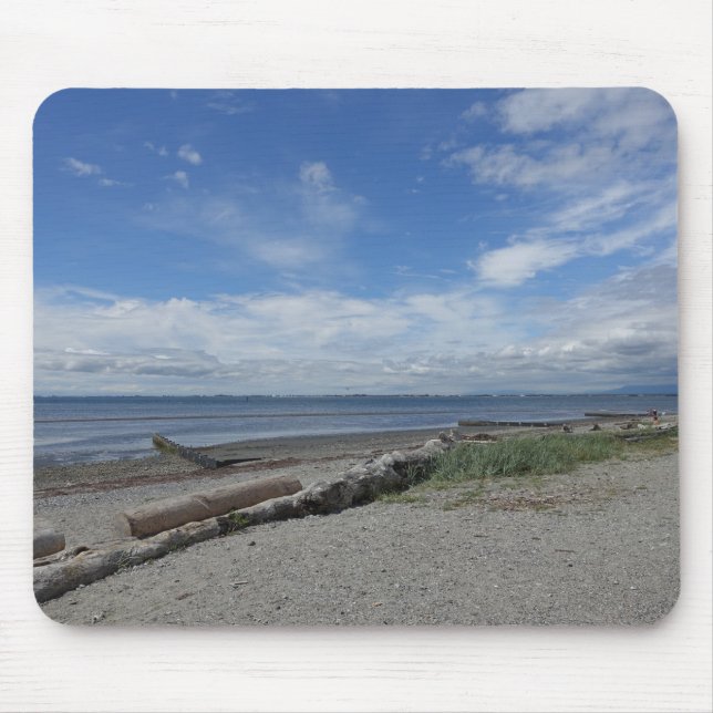 Crescent beach at White Rock Mouse Pad (Front)