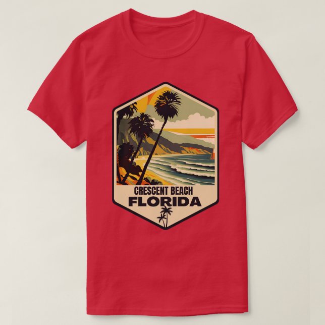 Crescent Beach Florida TShirt (Design Front)