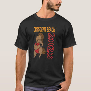 Crescent Beach Vacation 2023 Family Trip T-Shirt