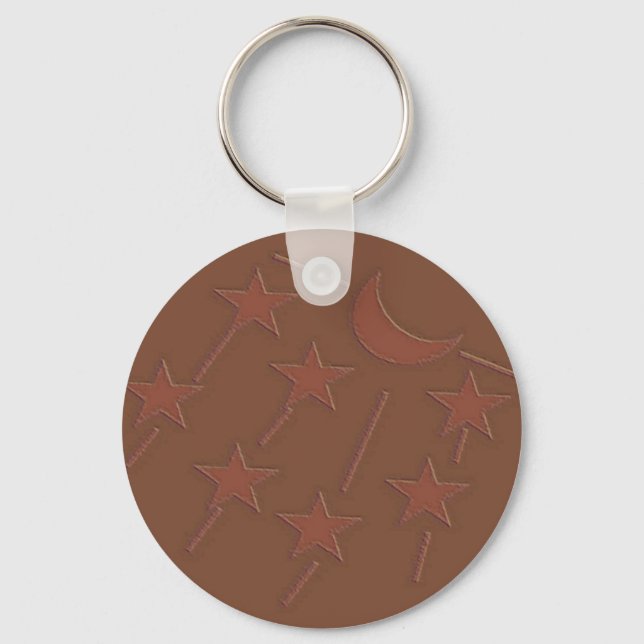 Crescent City Water Metre Lid Keychain (Front)