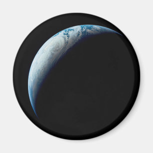 Crescent Earth Taken From The Apollo 4 Mission. 2 Magnet