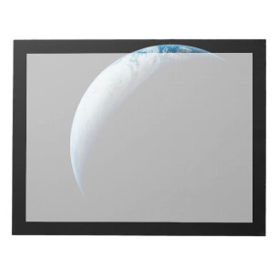 Crescent Earth Taken From The Apollo 4 Mission. 2 Notepad