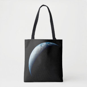 Crescent Earth Taken From The Apollo 4 Mission. 2 Tote Bag