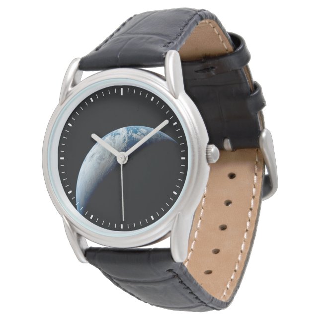 Crescent Earth Taken From The Apollo 4 Mission. Watch (Angled)