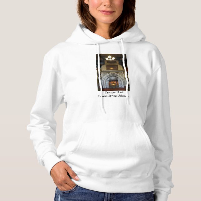 Crescent Hotel Fireplace Hoodie (Front)