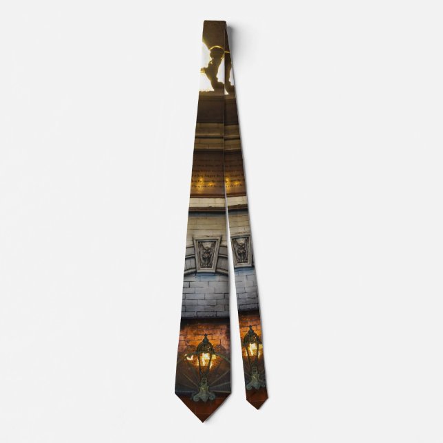 Crescent Hotel Fireplace Neck Tie (Front)