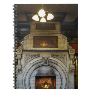 Crescent Hotel Fireplace Notebook
