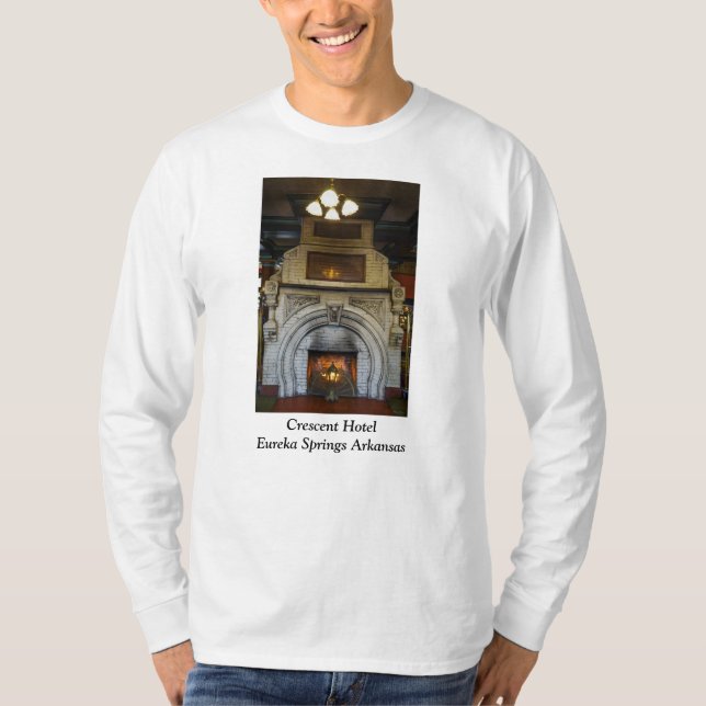 Crescent Hotel Fireplace T-Shirt (Front)