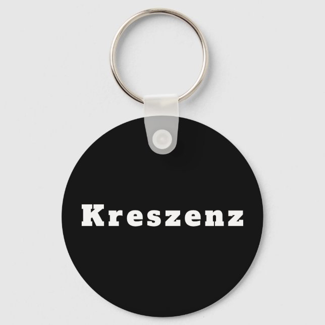 crescent key ring (Front)