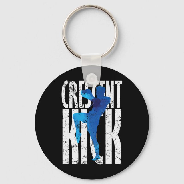 Crescent Kick Kickboxing  Key Ring (Front)