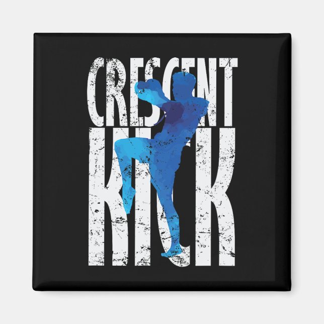 Crescent Kick Kickboxing  Magnet (Front)