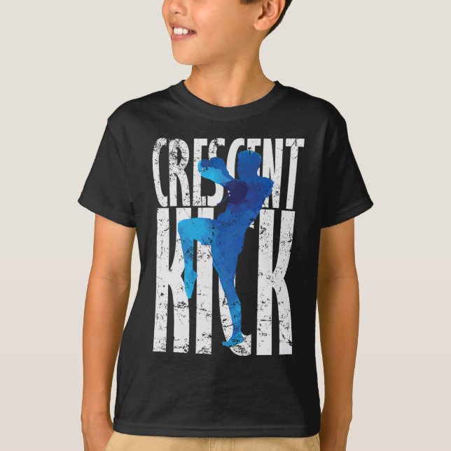 Crescent Kick Kickboxing  T-Shirt (Front)