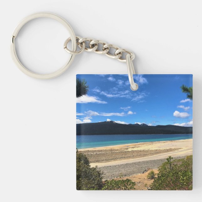 Crescent Lake, Oregon Key Ring (Front)