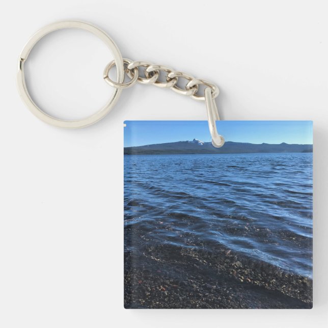Crescent Lake, Oregon Key Ring (Front)