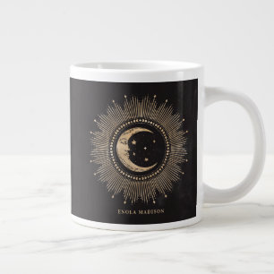 Crescent Man on the Moon Personalised Large Coffee Mug