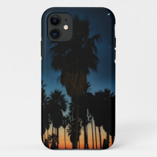 Crescent Moon And One Star On Sunset Case-Mate iPhone Case