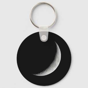 Crescent Moon Key Ring