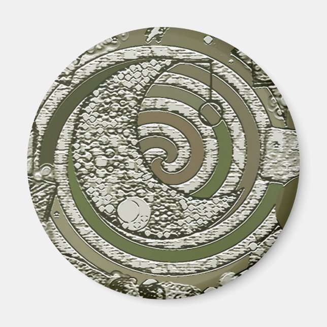 crescent moon magnet (Front)