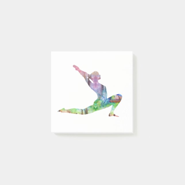 Crescent Moon Pose Post-it Notes (Front)