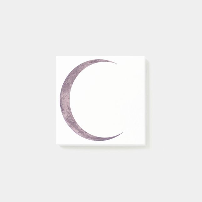 Crescent Moon post-it notes (Front)