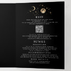 Crescent Moon Sun Halo Celestial Wedding Photo