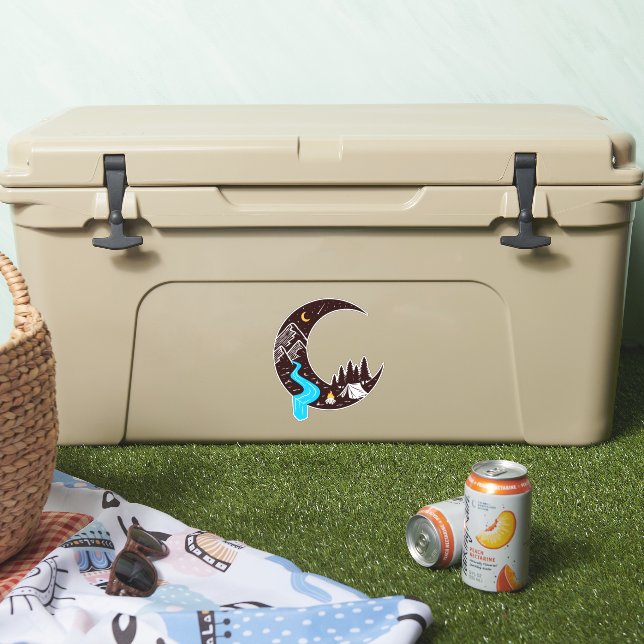 Crescent Moon Tent Camping Campfire (Cooler)